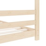 Vidaxl cadre de lit d'enfant bois de pin massif 80x160 cm
