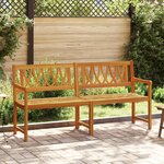 vidaXL Banc extérieur Naturel 180 x 55 5 x 90 cm Bois d'Acacia Massif