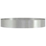 vidaXL Jardinières jardin 5 Pièces 120x120x20 cm en acier inoxydable