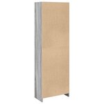 vidaXL Bibliothèque sonoma gris 57x28 5x174 cm bois d'ingénierie