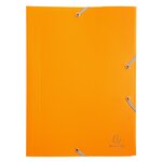 Chemise à élastique 3 rabats Polypropylène 4/10e Opaque Eco - A4 - Jaune x 30 EXACOMPTA