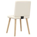 vidaXL Chaises à manger lot de 6 Lin