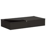vidaXL Boîte de rangement 6 Pièces Anthracite 90 x 48 x 15 cm