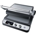 STEBA 187200 FG120 Grill de contact - 1800 W - Surface de cuisson antiadhésive: 2 x 27 x 24 cm - Inox et noir