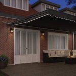 vidaXL Auvent avec Anthracite 6 × 3 5 m Métal