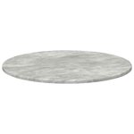 vidaXL Plateau de table Gris béton 60 x 60 x 1 5 cm Bois d'ingénierie