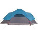 vidaXL Tente familiale à dôme 9 personnes bleu imperméable