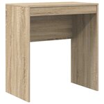 vidaXL Bureau avec rangement 2 Pièces Chêne Sonoma Bois d'ingénierie