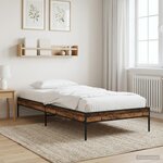 vidaXL Cadre de lit Bois ancien 80 x 200 cm Bois d'ingénierie