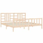 vidaXL Cadre de lit sans matelas 200x200 cm bois massif de pin