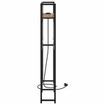vidaXL Tête de lit de rangement Chêne fumé 90 cm Bois d'ingénierie