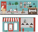 Scott Lit Mezzanine Toboggan et Rideau Pet Shop