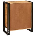 vidaXL Cabinet de chevet Marron Bois de mangue brut massif
