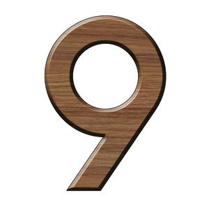 N°9 enigma  auto adhésif 3m  pour boites aux lettes  portes  casiers ...  Intérieur/extérieur