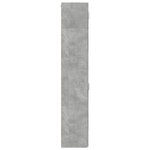 vidaXL Armoire de rangement mince gris béton 50x42 5x225 cm
