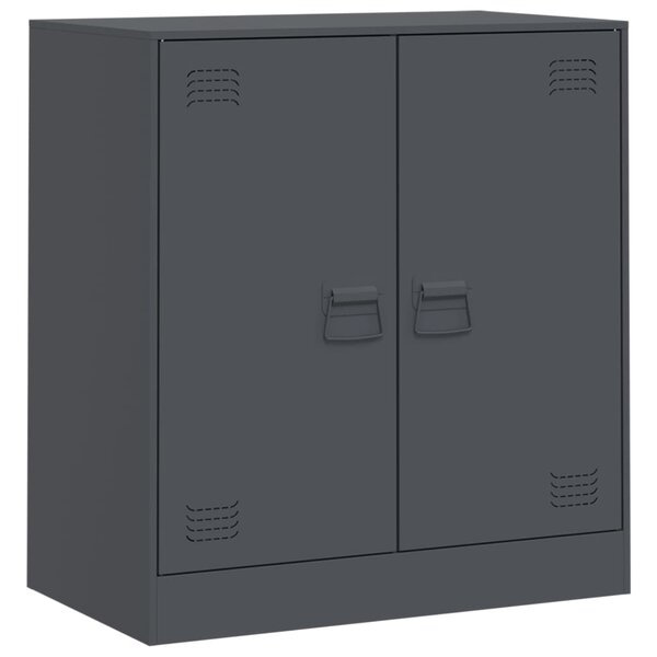 vidaXL Buffet anthracite 67x39x73 cm acier