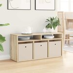 vidaXL Basboard avec tiroir Chêne Sonoma 102 x 32 x 48 5 cm