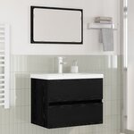 vidaXL Ensemble de mobilier de salle de bain 3 Pièces chêne artisanal