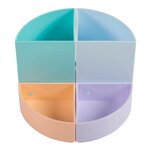 Pot À Crayons Modulable The Quarter Aquarel - Couleurs Assorties - X 3 - Exacompta