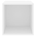 vidaXL Armoire murale Blanc 37x37x37 cm Bois d’ingénierie