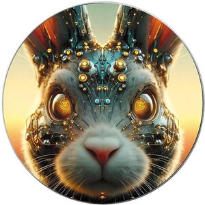 Pièce de monnaie en Argent 1 Dollar g 31.1 (1 oz) Millésime 2025 Cyber Preys RABBIT