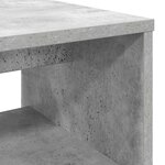vidaXL Meuble TV Gris béton 80 x 35 x 40 cm Bois d'ingénierie