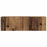 vidaXL Ensemble de meuble TV mural 9 Pièces vieux bois bois d'ingénierie
