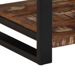 vidaXL Table d'appoint multicolore 40x40x50cm bois récupération massif