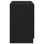 vidaXL meuble sous lavabo Chêne Noir 78x37x59 cm Bois d'ingénierie