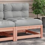 vidaXL Canapé de jardin sans accoudoirs coussins bois massif douglas