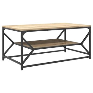 vidaXL Table basse Chêne Sonoma 90 x 50 x 40 cm