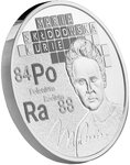 Pièce de monnaie en Argent 1 Dollar g 31.1 (1 oz) Millésime 2024 MARIE CURIE
