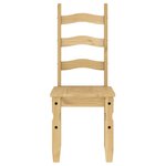 vidaXL Ensemble à manger Panama 3 Pièces bois de pin massif