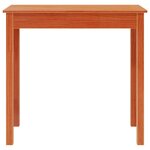 vidaXL Table console marron miel 80x40x75 cm bois massif de pin