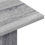vidaXL Table console Sonoma gris 100 x 30 x 75 cm Bois d'ingénierie
