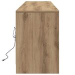 vidaXL Meuble TV avec tiroir Marron 181 x 34 x 50 cm Bois d'ingénierie