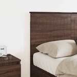 vidaXL Tête de lit Chêne brun 120 cm Bois d'ingénierie