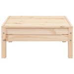 vidaXL Repose-pied de jardin bois de pin massif