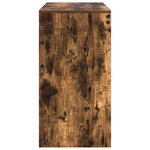 vidaXL Bureau d'écriture Chêne fumé Bois d'ingénierie 90 x 40 x 76 cm