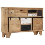 vidaXL Buffet 140x38x90 cm Bois de manguier massif