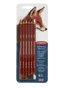 DERWENT - DRAWING - blister 6 crayons de couleur