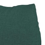 vidaXL Coussin de Dos Vert foncé 60 x 20 x 50 cm tissu