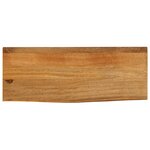 vidaXL Dessus de table à bord vivant 70x30x2 5 cm bois massif manguier
