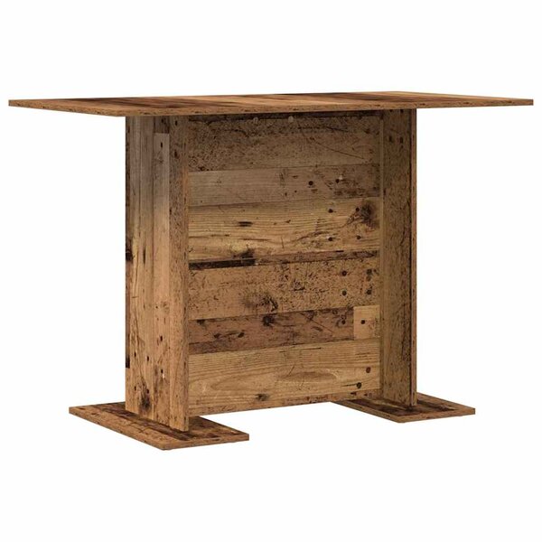 vidaXL Table de salle à manger Bois ancien 110 x 60 x 75 cm