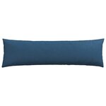vidaXL Coussins de canapé 2 Pièces Bleu 145 x 40 cm tissu