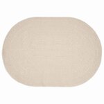 vidaXL Tapis ZIZUR Crème 200 x 140 cm Polypropylène