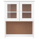 vidaXL Dessus de commode ALTA blanc 77x30x92 cm bois massif de pin