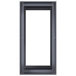 vidaXL Jardinière anthracite 40x80x80 cm acier