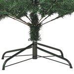 vidaXL Sapin de Noël artificiel avec support 210 cm PVC