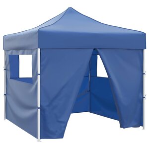vidaXL Tente de fête Bleu 291 x 291 x 315 cm Tissu Oxford